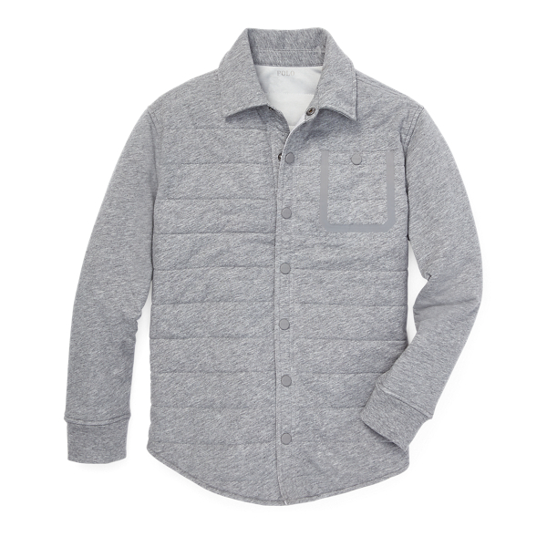 ralph lauren quilted shirt jacket