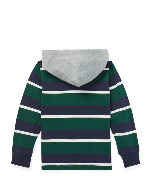 Campana Boys Niko 100% Cotton Jersey Half Sleeves Polo Neck T-Shirt - Ink Blue