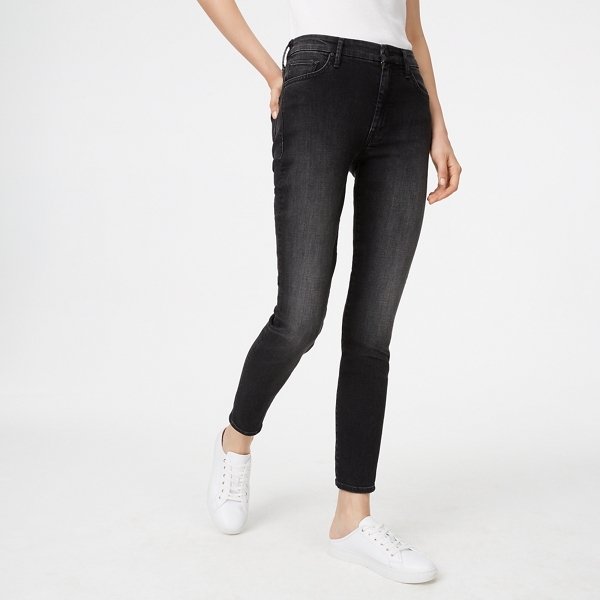 hollister high rise super skinny crop