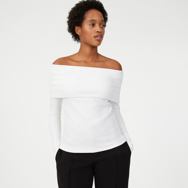 club monaco white top
