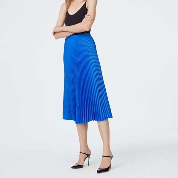 accordion pleated skirt