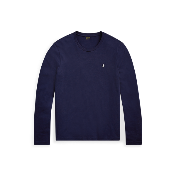 T-shirt à col rond en jersey de coton