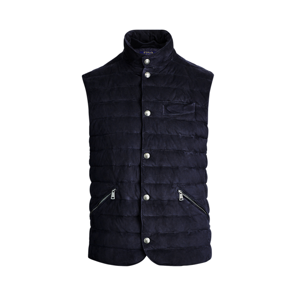 ralph lauren suede vest