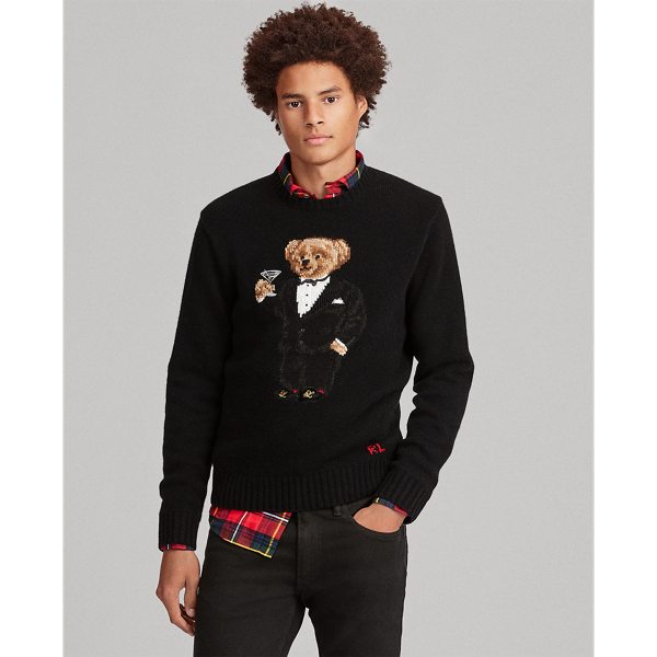 Martini Bear Wool Sweater