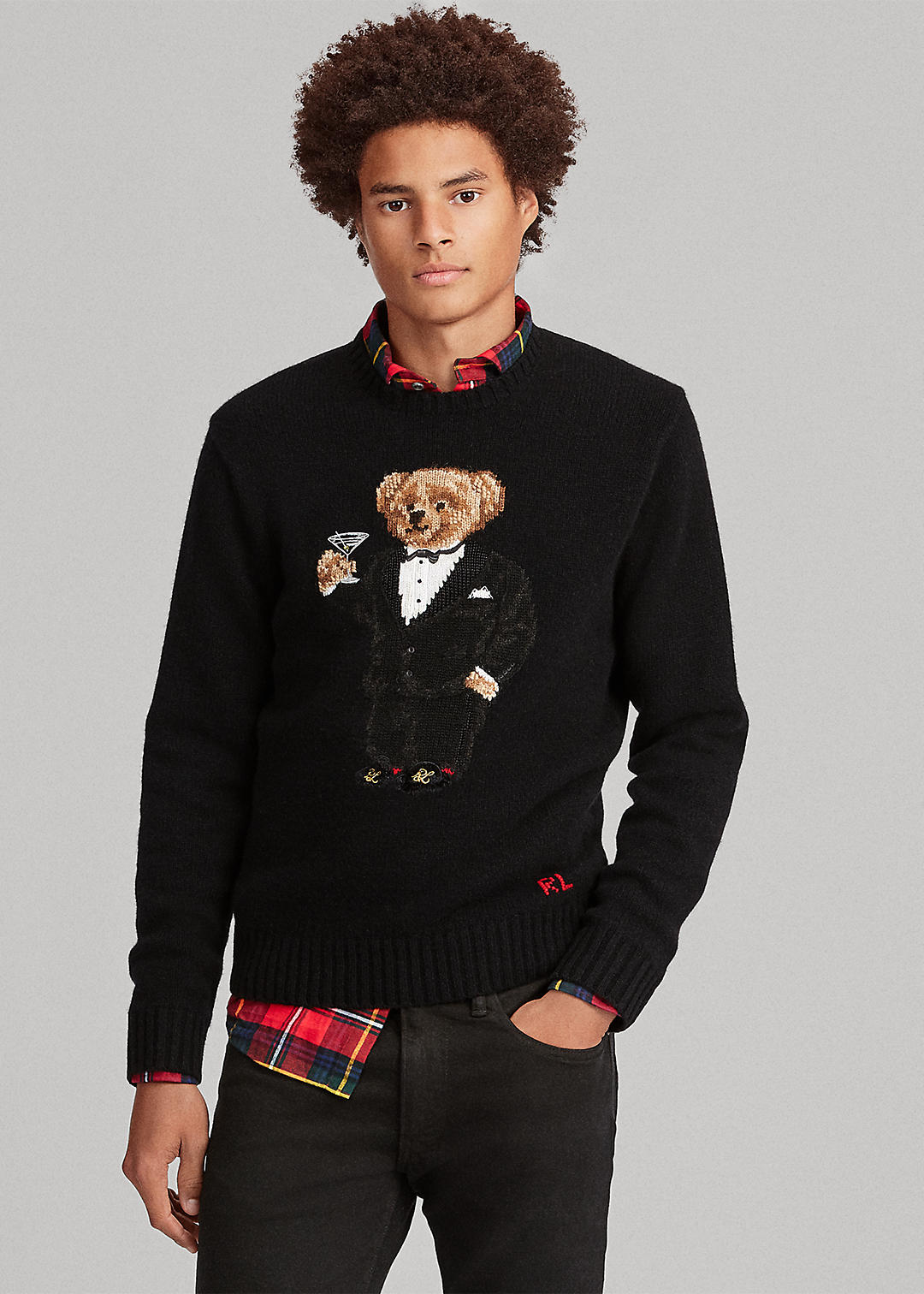 Martini Bear Wool Sweater