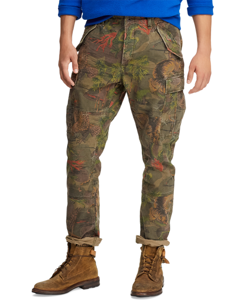 ralph lauren classic tapered fit cargo pant