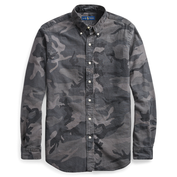 ralph lauren camo oxford