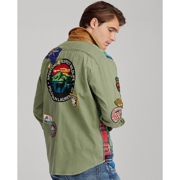 Polo Ralph Lauren Classic Fit Patchwork Shirt 9