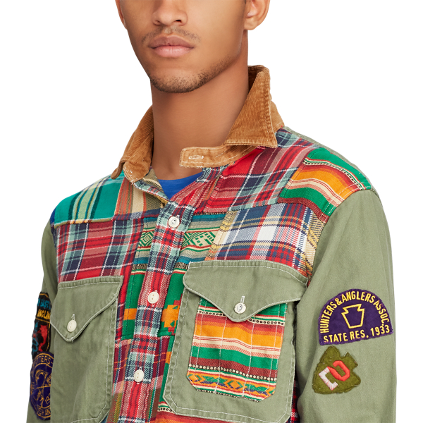 Polo Ralph Lauren Classic Fit Patchwork Shirt 7