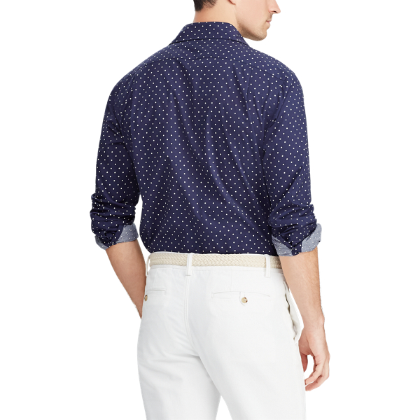 Big & Tall Classic Fit Polka-Dot Shirt 4