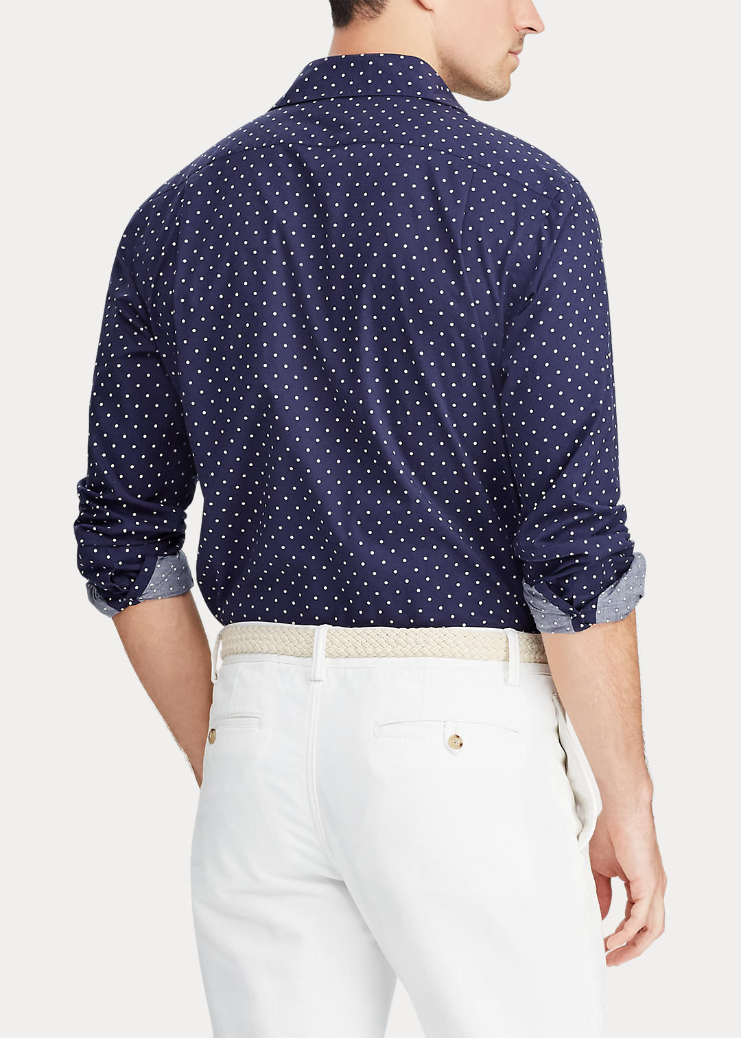 Big & Tall Classic Fit Polka-Dot Shirt 4