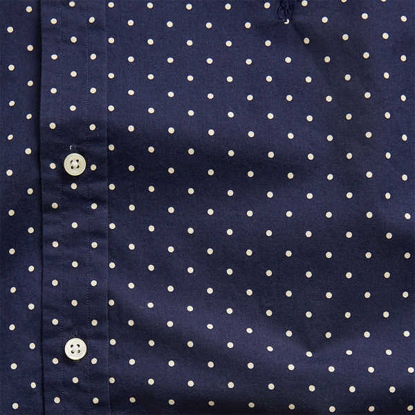Big & Tall Classic Fit Polka-Dot Shirt 5