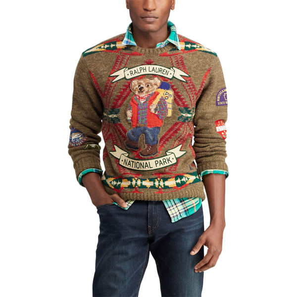 Polo Ralph Lauren Hiking Bear Wool Jumper 4