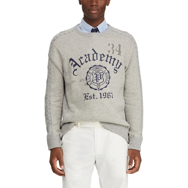 Polo Ralph Lauren Fleece-Panel Cable Jumper 3