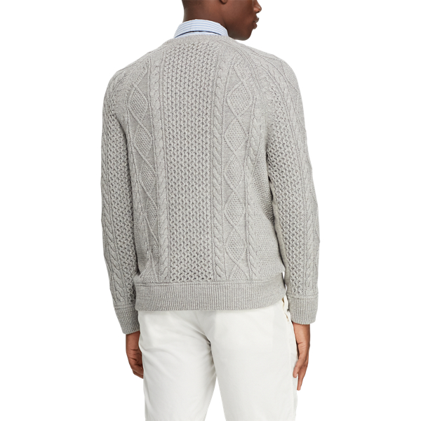 Polo Ralph Lauren Fleece-Panel Cable Jumper 4