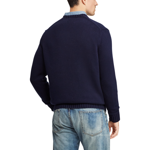 Big & Tall Cotton Crewneck Sweater 4