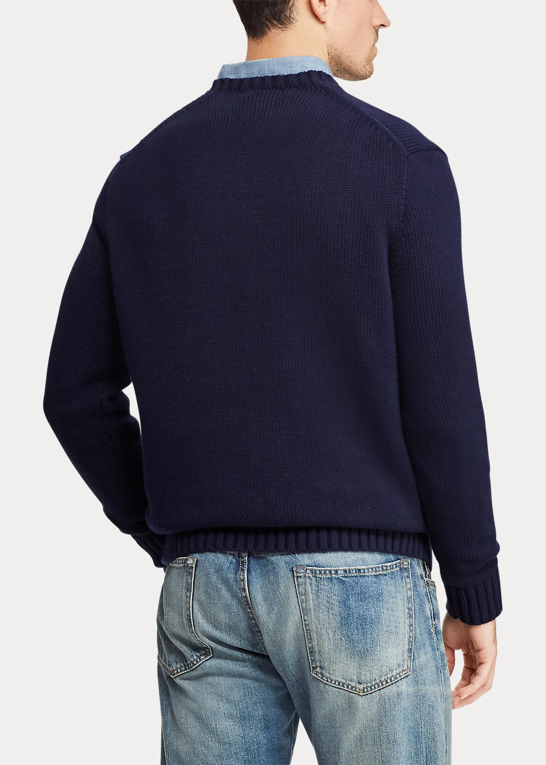 Big & Tall Cotton Crewneck Sweater 4