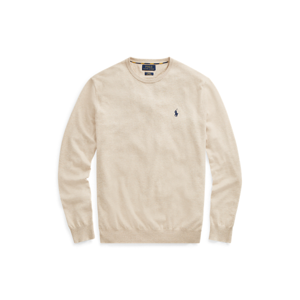 Big & Tall Pull col rond en coton 1