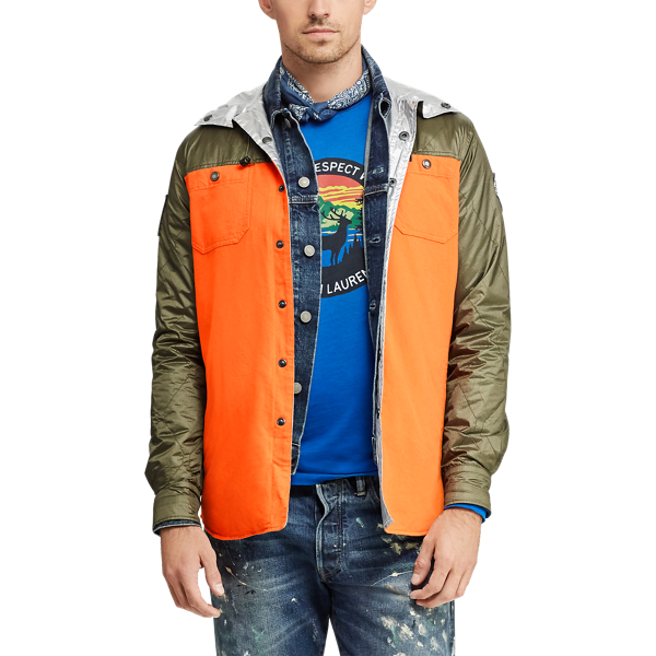 Polo Ralph Lauren Veste-chemise à capuche réversible 4