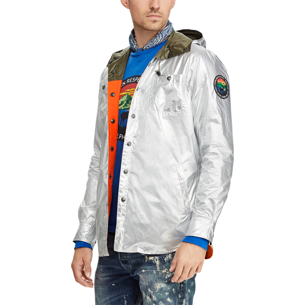 Polo Ralph Lauren Veste-chemise à capuche réversible 6