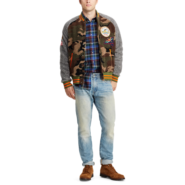 Polo Ralph Lauren Veste baseball molleton camouflage 3