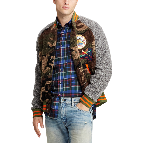 Polo Ralph Lauren Veste baseball molleton camouflage 4