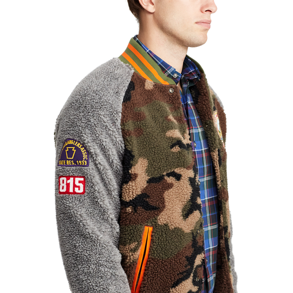 Polo Ralph Lauren Veste baseball molleton camouflage 6