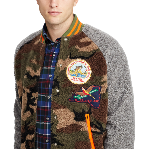 Polo Ralph Lauren Veste baseball molleton camouflage 7