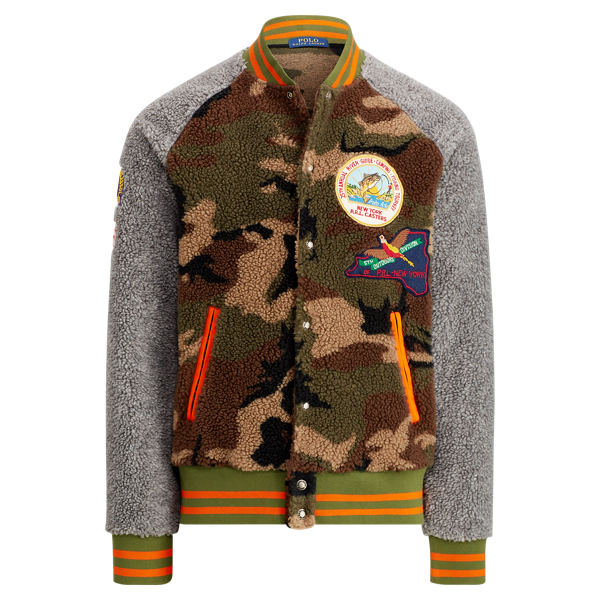 Polo Ralph Lauren Veste baseball molleton camouflage 2