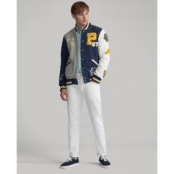 Polo Ralph Lauren Fleece Letterman Jacket 3