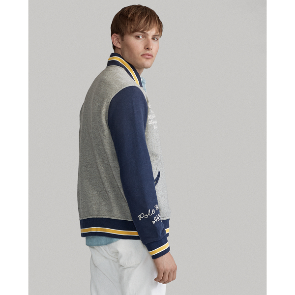 Polo Ralph Lauren Fleece Letterman Jacket 5