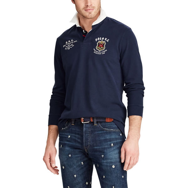 Big & Tall Chemise de rugby en piqué classique 3