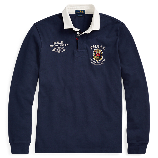 ClassicFit RugbyShirt aus Piqué