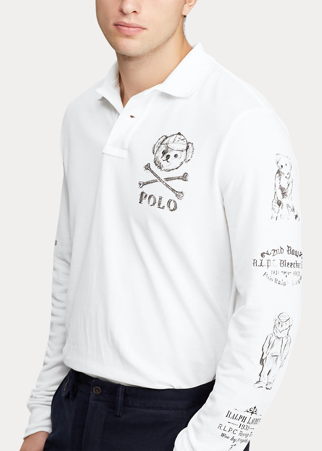 Big & Tall Classic Fit Long-Sleeve Polo 6