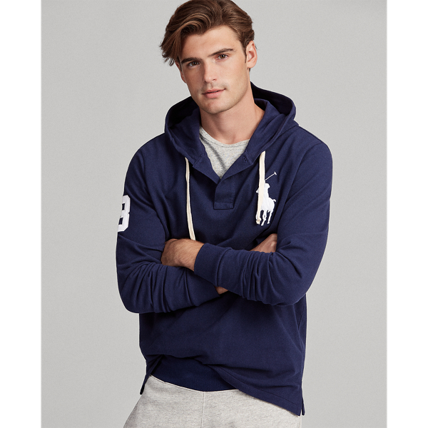 Big & Tall Cotton Mesh Hoodie 1