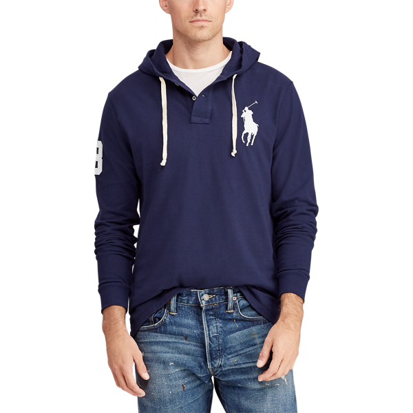Big & Tall Cotton Mesh Hoodie 4