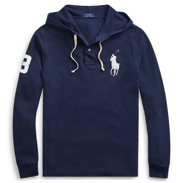 polo ralph lauren cotton mesh hoodie