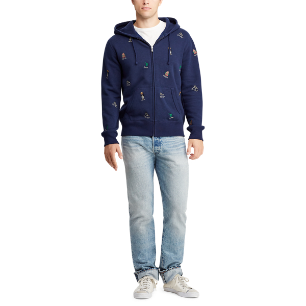 Big & Tall Embroidered Fleece Hoodie 2