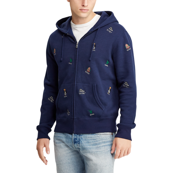 Big & Tall Embroidered Fleece Hoodie 3
