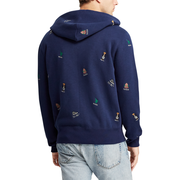 Big & Tall Embroidered Fleece Hoodie 4