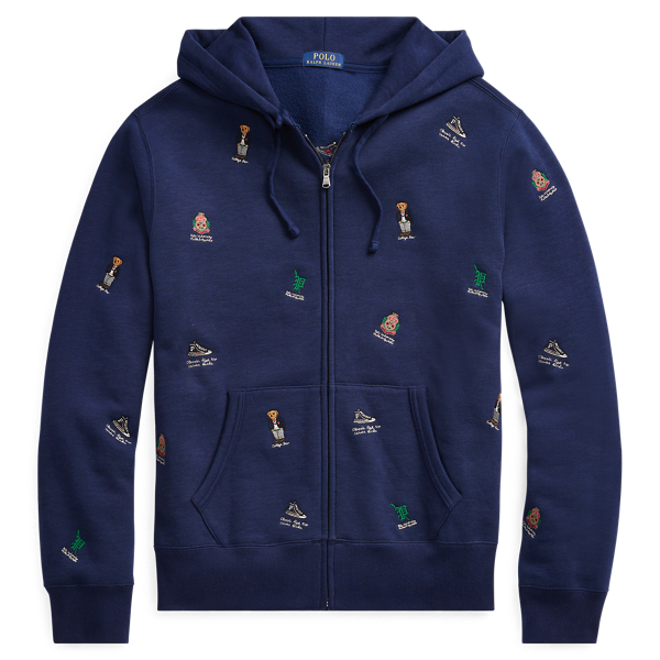 Big & Tall Embroidered Fleece Hoodie 1