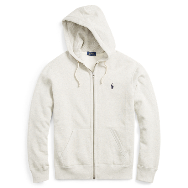 ralph lauren cotton blend fleece hoodie