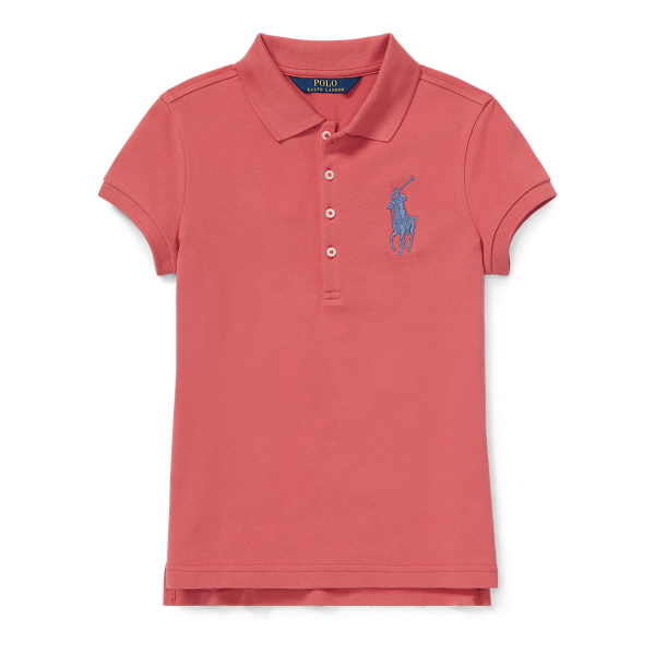 big pony stretch mesh polo