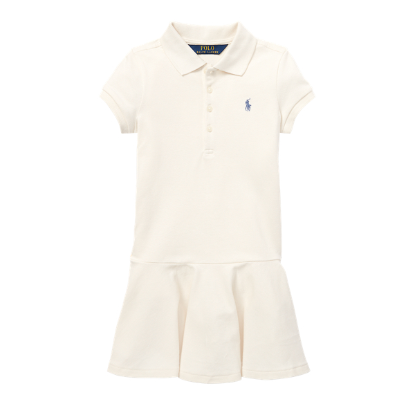 Girls 2-6x Stretch Mesh Polo Dress 1