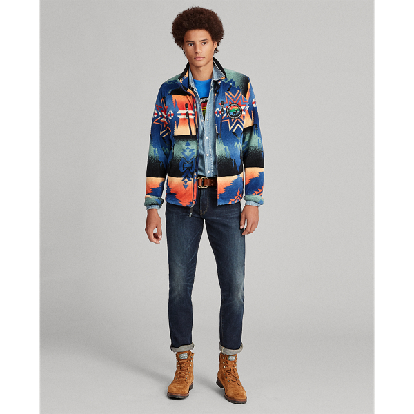 polo ralph lauren southwestern fleece jacket