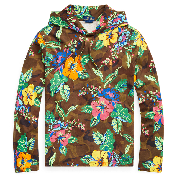 ralph lauren floral hoodie