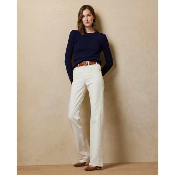 Ralph Lauren Collection Kabelgebreide kasjmier trui 3