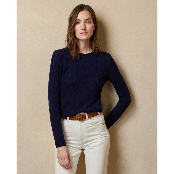 Ralph Lauren Collection Kabelgebreide kasjmier trui 1