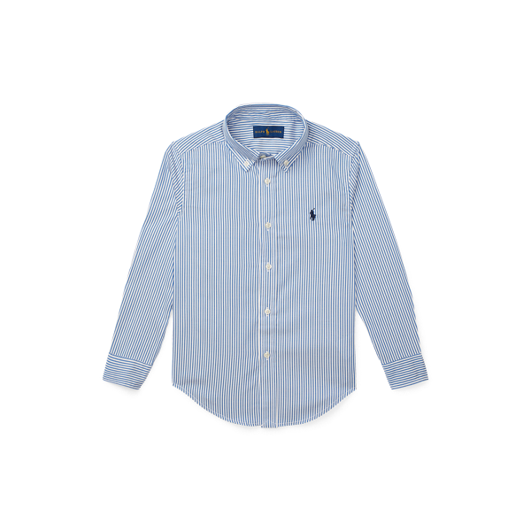 Chemise ajustée en coton Oxford