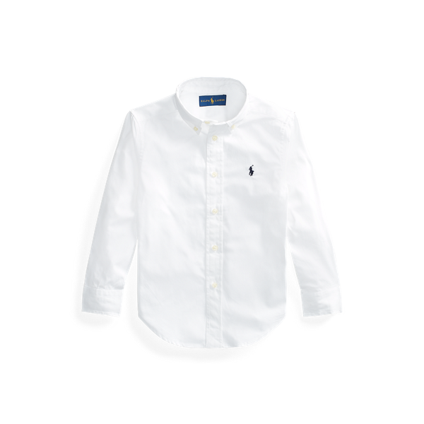 Chemise ajustée en coton Oxford